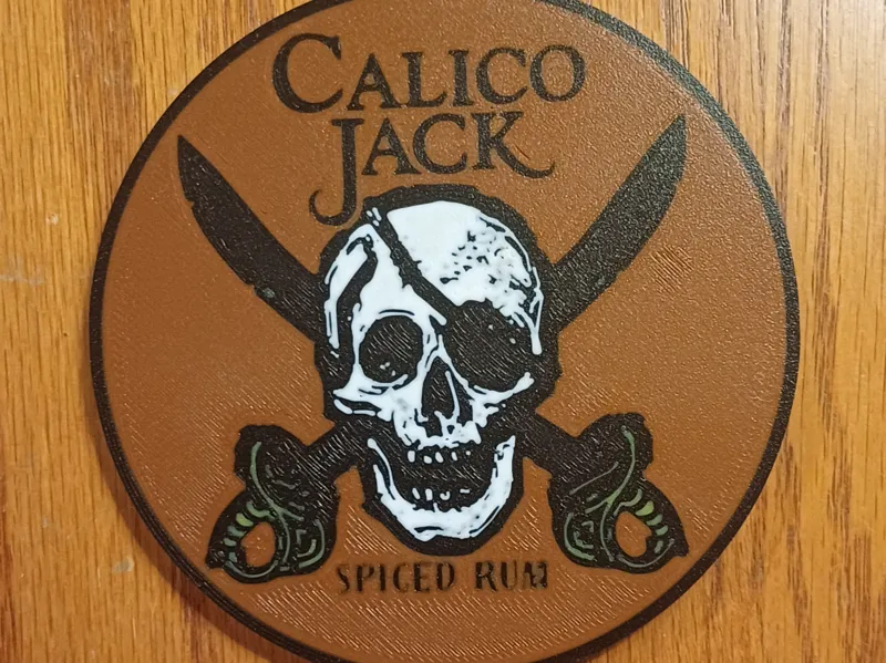 Calico Jack Rum Coaster