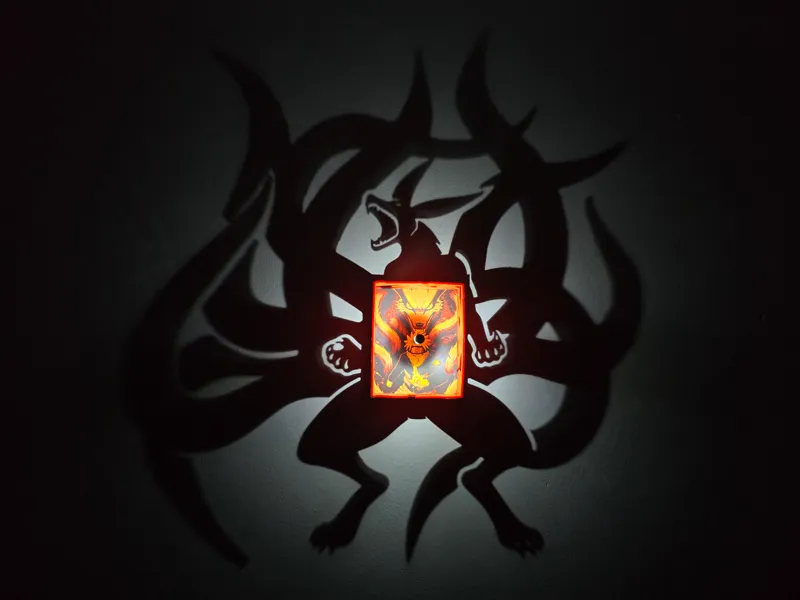 Naruto /Kurama El Zorro de las 9 colas-Shadow Lamp