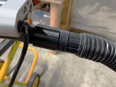 Dewaltt miter saw - 1 7/8 inch vacuum hose adapter