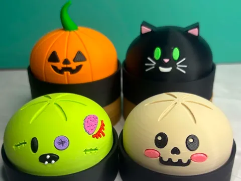 Objeto manipulable: Halloween Dumplings – Spooky Dumpling Collection — referencia de MakerWorld
