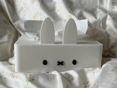 miffy tissue box holder / cover (no AMS)