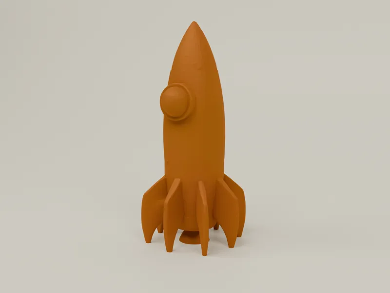 Cartoon Rocket