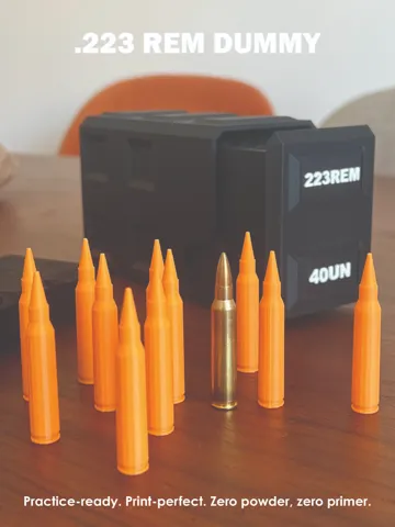 Caja o estuche: .223 REM Dummy — vista de referencia 2