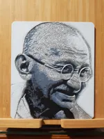NO AMS Gandhi hueforge,175mmx150mm,0.08mm layer, 100% infill
