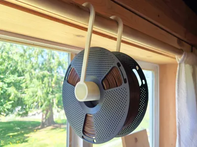 Large Hooked Spool Hanger