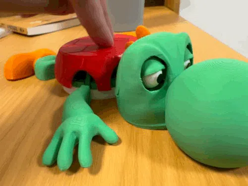 Miniatura 2 del modelo 3D 烏龜杯墊-耀西配件