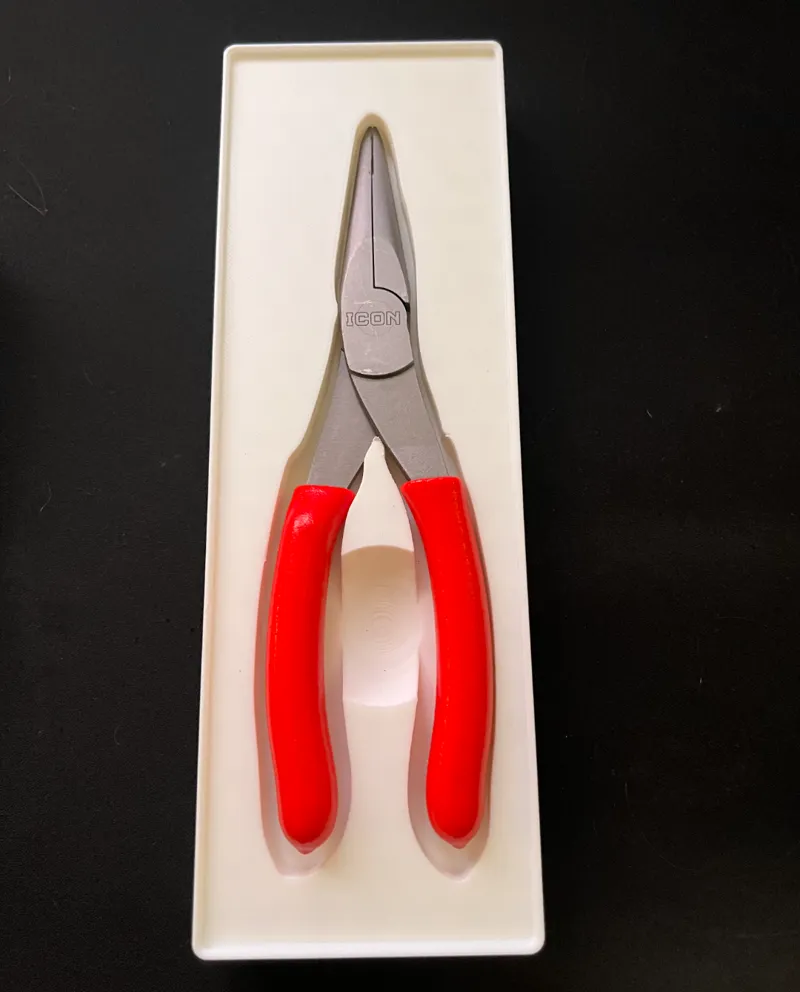 ICON NEEDLE NOSE PLIERS GRIDFINITY TRAY
