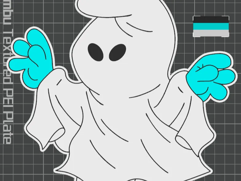 Smurf Ghost Wall Art