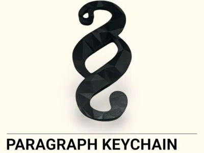 Paragraph lawyer keychain