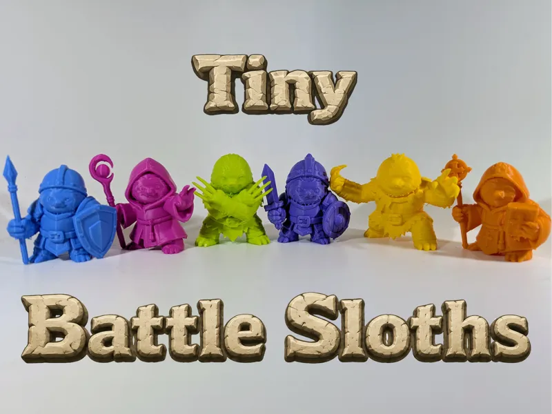 Tiny Battle Sloths
