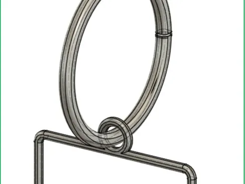 Sliding Hook for Tab-Top Curtains