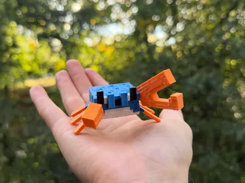 Accesorio para impresora 3D: Minecraft Inspired: Mob Vote Crab AMS & NOAMS — referencia de MakerWorld