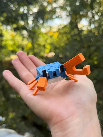 Accesorio para impresora 3D: Minecraft Inspired: Mob Vote Crab AMS & NOAMS — vista de referencia 2