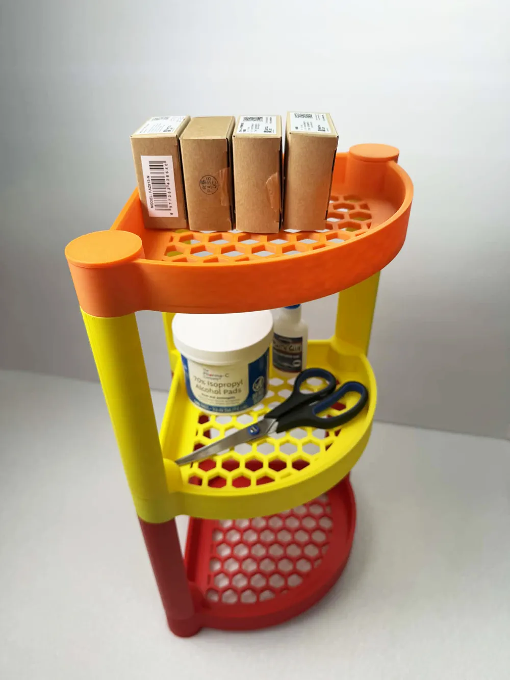 Modular Corner Shelf (Small) - Free 3D Print Model - MakerWorld