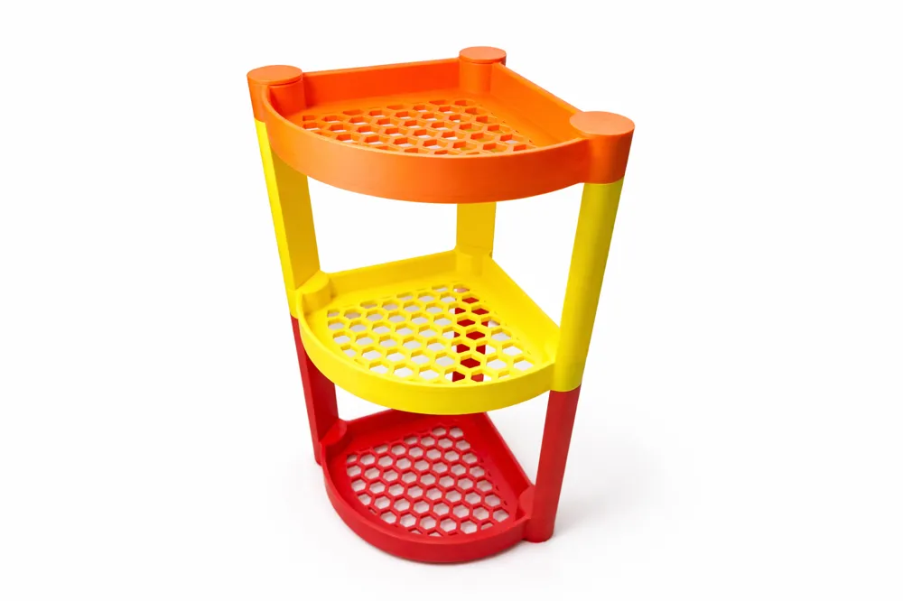 Modular Corner Shelf (Small) - Free 3D Print Model - MakerWorld