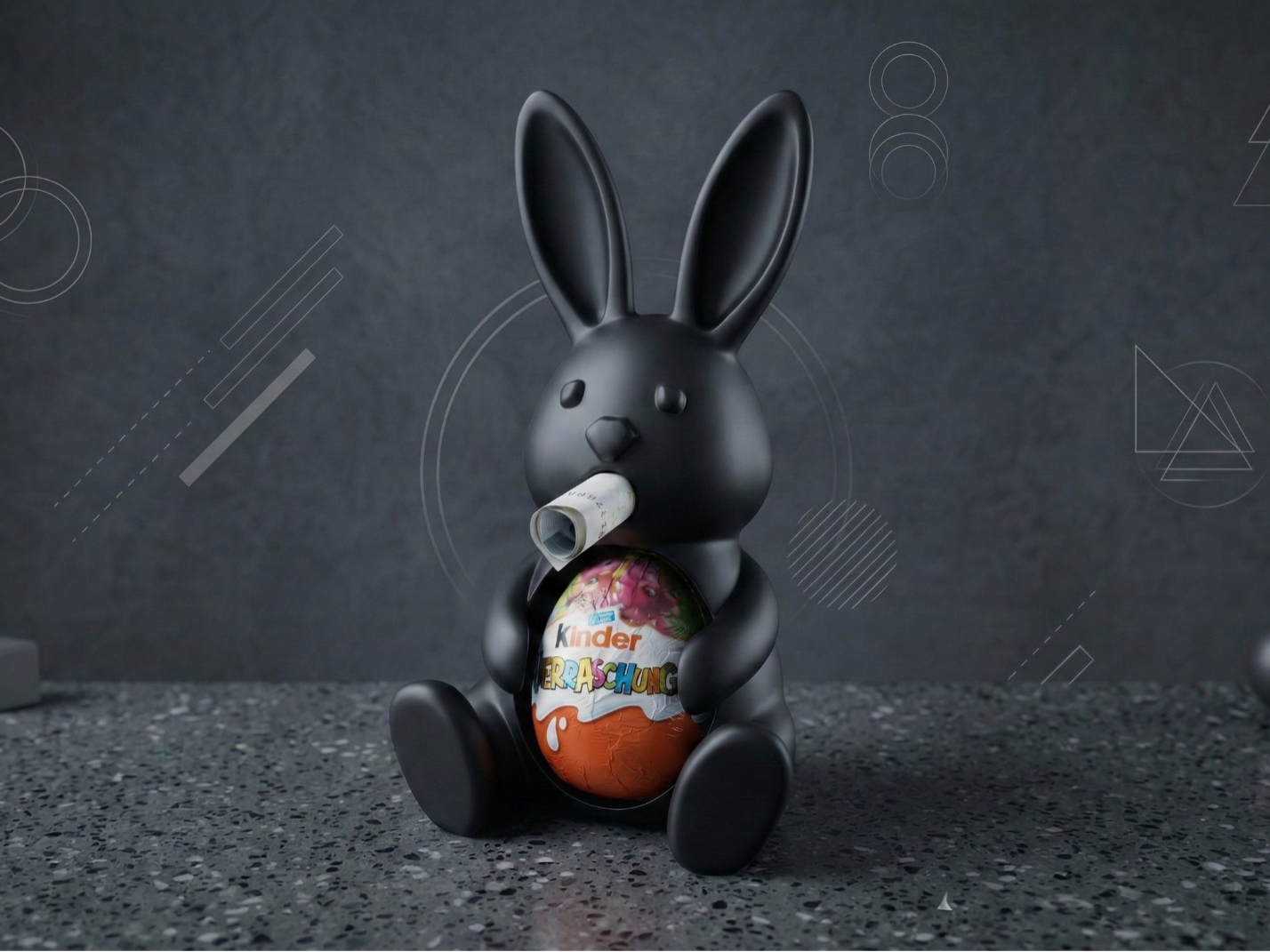 Kinder Überraschung Hase Halter / Easter Bunny