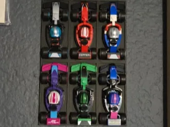 Wall Display for mini L e g o F1 Cars