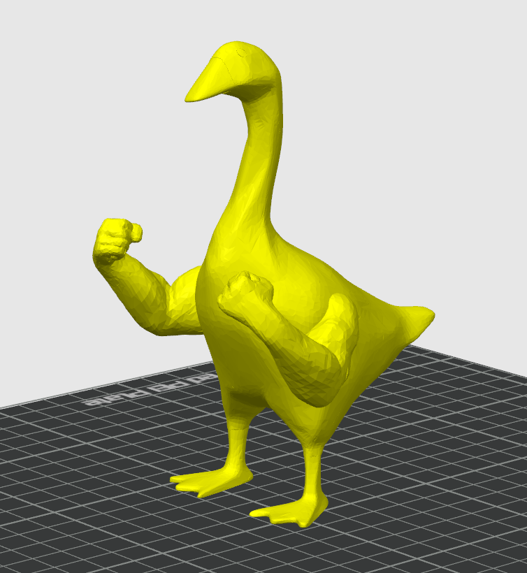 Miniatura 2 do modelo 3D Buff Goose
