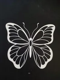 Décoration murale papillon ajouré — photo 3