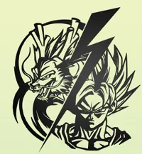Décoration murale Dragon Ball — photo 1
