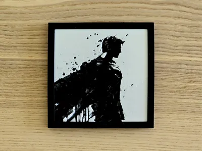 Superman Silhouette - HueForge