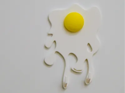 Cracked Egg Wall Potholder