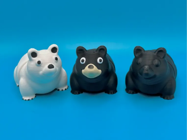 Simple Articulated Chonky Bear (No Support)