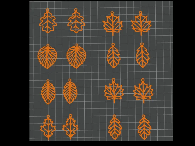 earrings autumn