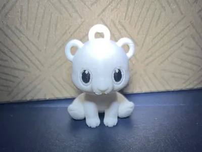 Cute Polar Bear - Keychain