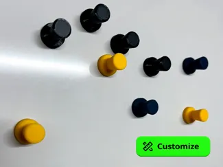 Parametric Print in Place Magnet Pin