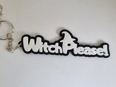 Witch Please! – Halloween Keychain
