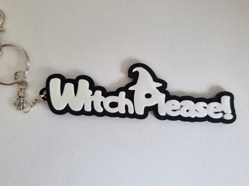 Witch Please! – Halloween Keychain