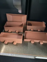 Set d'étagères pour mur en nid d'abeille — photo 2