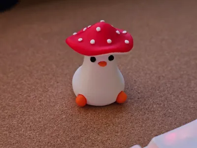 Cute goose with magnetic swappable hats