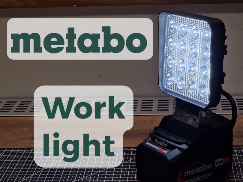 Metabo work light - compact design