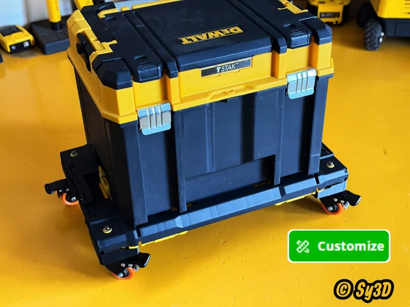 Add Wheels to the DeWalt T-Stak Base adaptor plate
