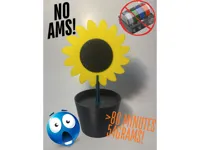 0.28mm layer, 2 walls, 6% infill, NO SUPPORTS, NO AMS