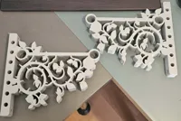 Filament Spool Shelf - for 23mm wooden dowels