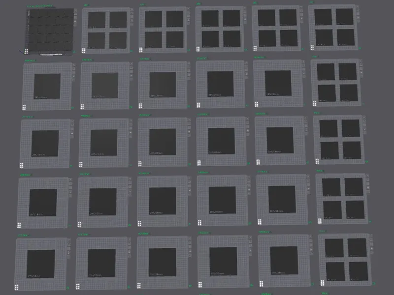 Ultimative Ironing Test large surfaces 10x10-30x30