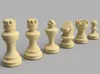 (No Cross) (Light) Chess Pieces