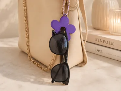 Flower Glasses Holder for Bag