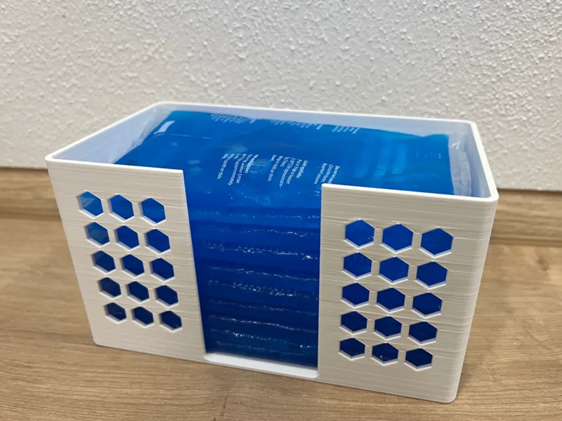 Kühlpackordner für Kühlpacks mit 16cm x 9cm