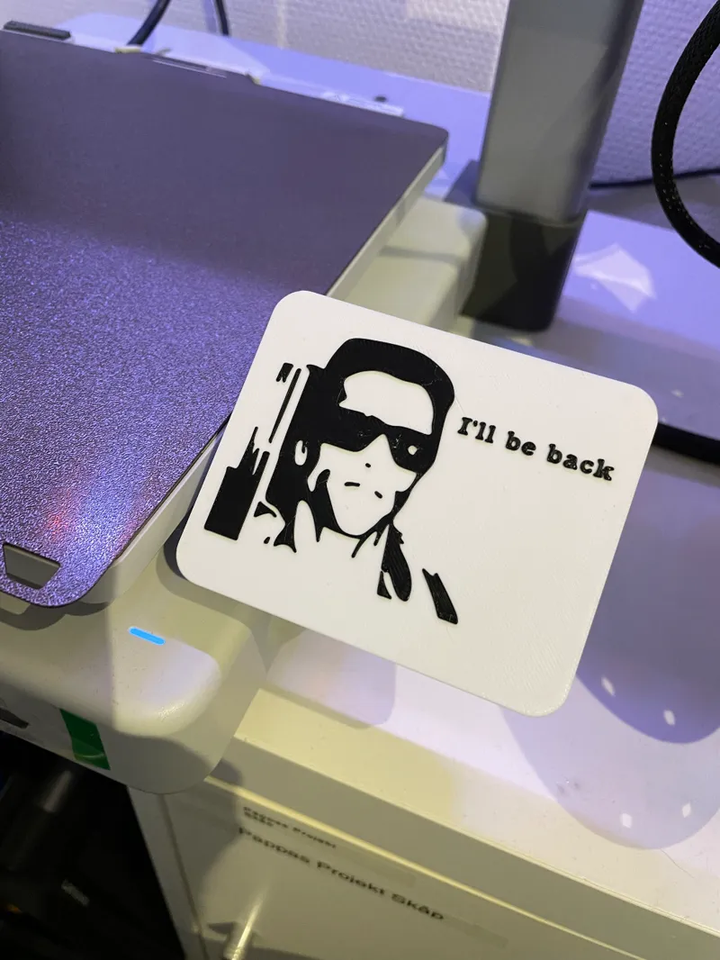 I'll be back Cover