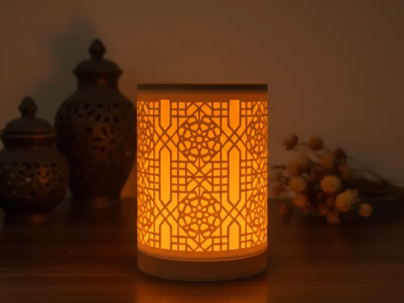 Geometric Glow Lamp Shade – Islamic Art Inspired