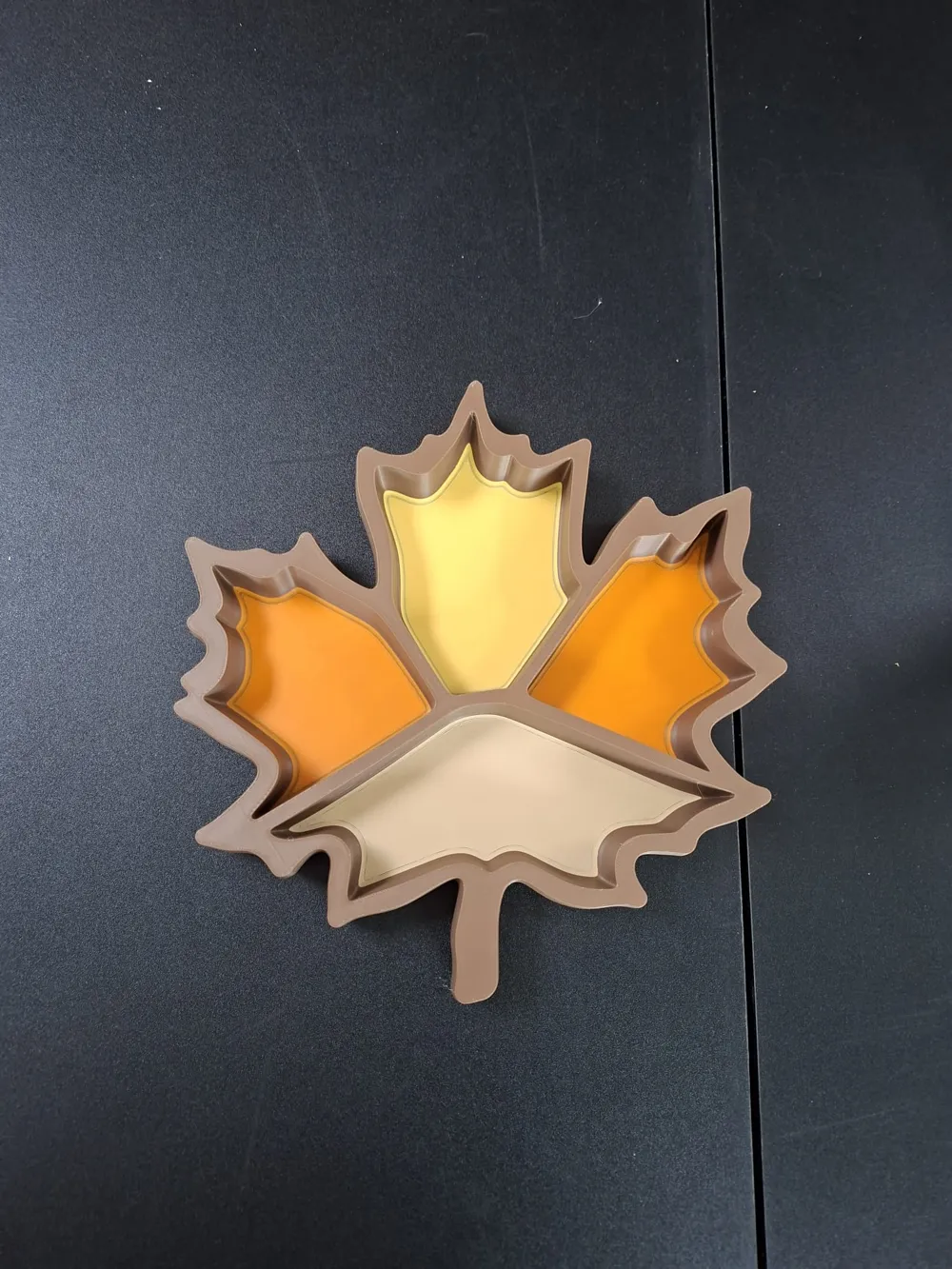 Maple Leaf Candy Bowl & Snack Tray – 4 Compartment - Free 3D Print ...