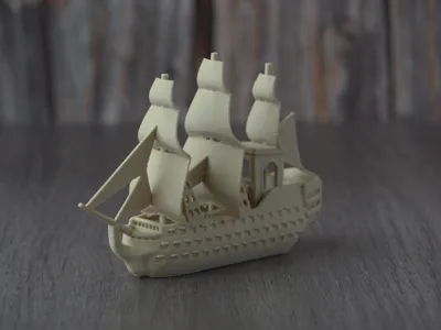 HMS Endaevour Benchy - Pirates of the Caribbean