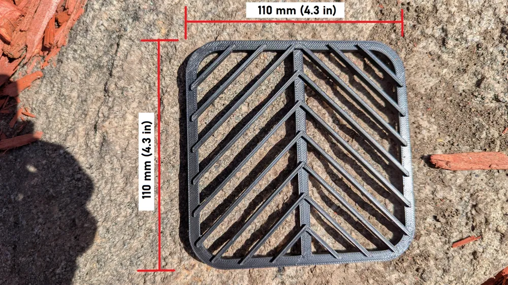 Image showcasing Rain Gutter Downspout Filter - Free 3D Print Model - MakerWorld