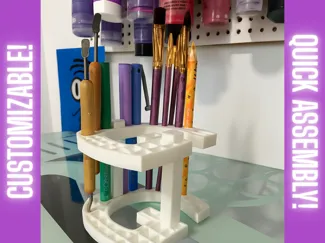 A–Z Letters Paintbrush Holder Set!