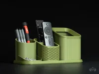 Desk Organizer System | Remote Holder & Bin