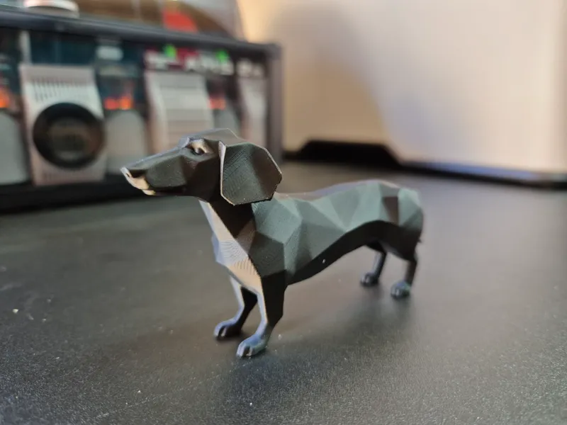 Low Poly Dackel